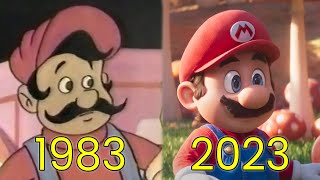 Evolution of Mario in Movies &amp; TV 1983-2023