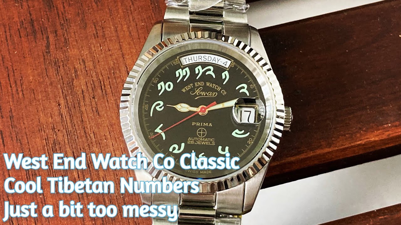 West End Watch Co. Classic Tibetan Dial - dial is kinda messy!