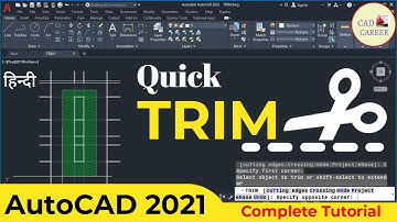 AutoCAD 2021 NEW FEATURES | EXPLAINED QUICK MODE IN TRIM COMMAND | QUICK TRIM IN AUTOCAD 2021