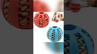 1 Pc Interactive Dog Toy Ball Dog Pet Food Treat Feeder Chew Tooth Cleaning Durable Puppy Ball Ra...