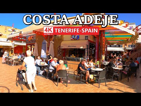 TENERIFE - COSTA ADEJE | What does Main Street look like Now? ☀️ 4K Walk ● March 2024