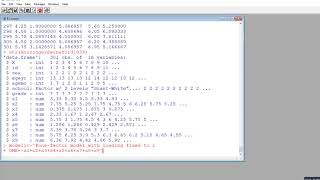 Using Lavaan and semPlot in R for Confirmatory factor analysis (video 1; cfa function)