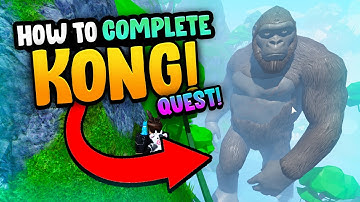 How to Complete KONGs QUEST!! in Roblox Islands (Skyblock)