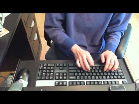 Dr Robinson Demonstrates Perfect Touch Typing To Type Fast - 