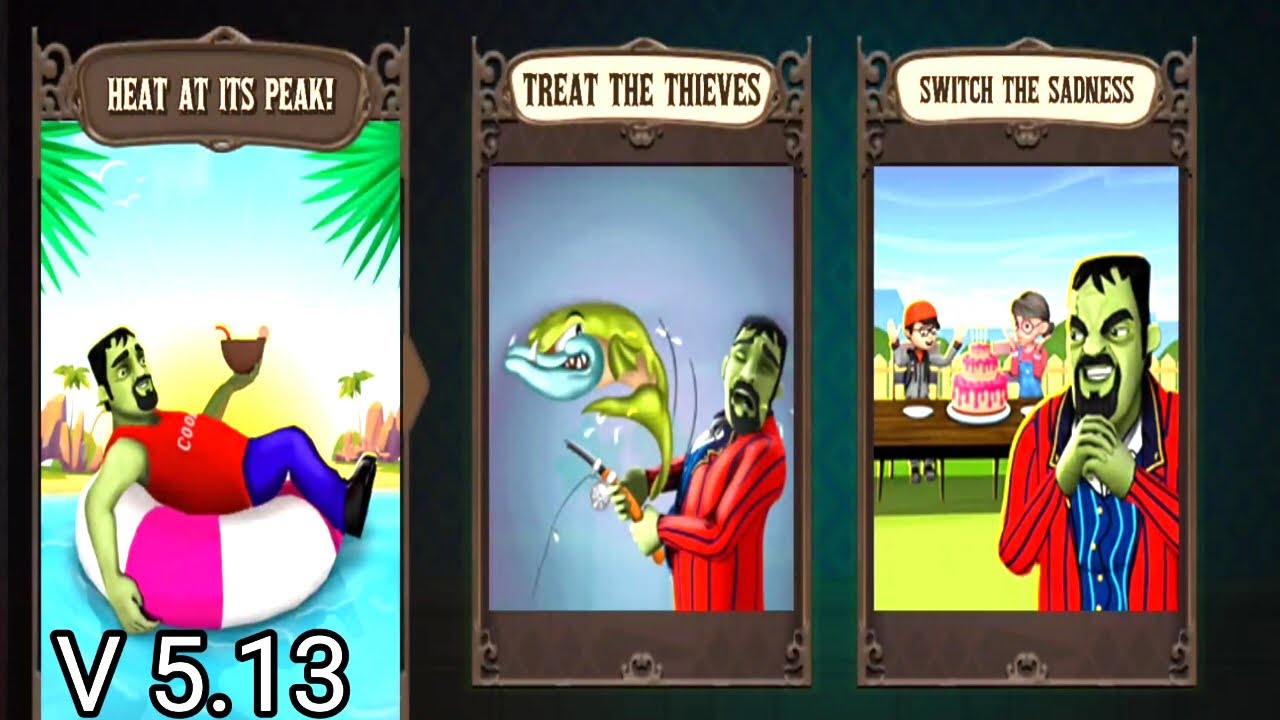 Scary Stranger 3D New Update Treat the Thieves, Switch The Sadness