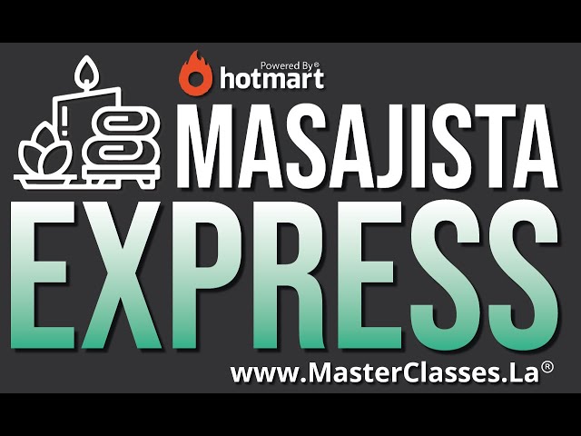 Masajista Express - Aprende a dar un buen masaje relajante.