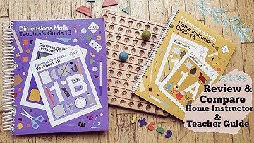 *Review* Singapore Home Instructor VS Teacher Guide + Unboxing - Homeschool Curriculum