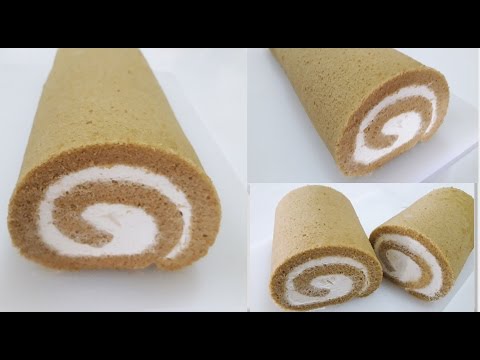 เค้กโรลรสกาแฟ(coffee roll cake) l ครัวป้ามารายห์