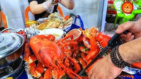 Xem Chủ Quán Hải Sản 54 Tân Sơn Nhì Chuẩn Bị Tiệc Hải Sản "Khủng" Mừng Thôi Nôi Con Trai