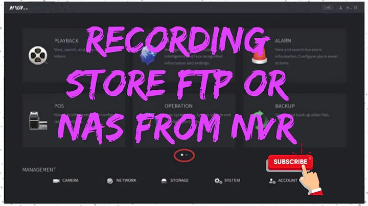 Recording upload to your FTP or NAS Server || Dahua NVR FTP Settings in Hindi