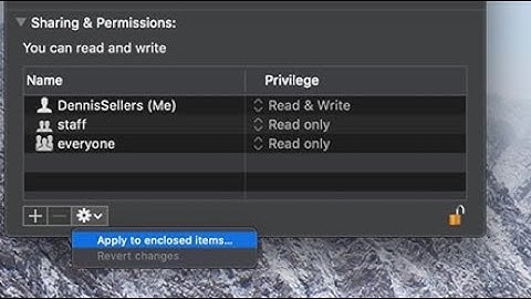 How To Change Permissions  Files in Mac