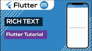 25. RichText in flutter | flutter bangla tutorial | Android studio screenshot 3