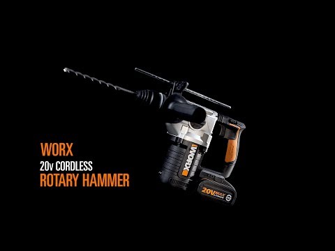 WORX WX392 БЕСПРОВОДНОЙ ПЕРФОРАТОР 20V - русский - worx.com