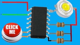 How To Make 3 Step Led Dimmer Circuit  - Can be increased up to 10 steps