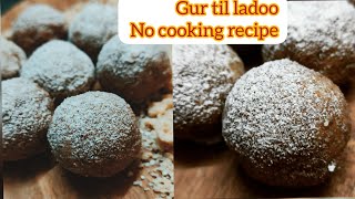 #short Quick Soft Til Ladoo Recipe (2-ingredient Til Gud Ke Laddu -no syrup, no cook recipe) screenshot 2