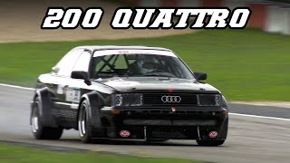 AUDI 200 QUATTRO | Crazy Turbo & 5 Cyl. sounds | Nürburgring 2023