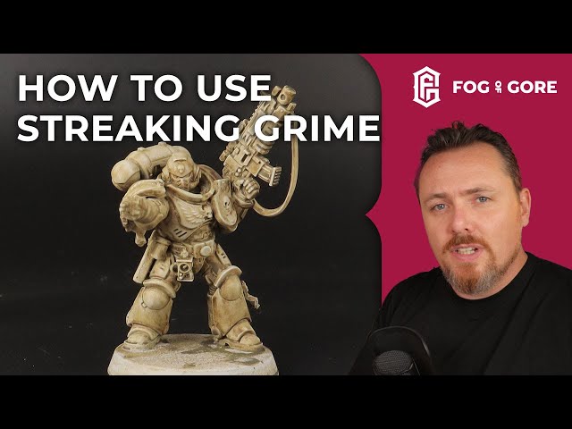 How to use Streaking Grime (and other enamel paints) 