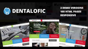 Dentalofic - Dentist, Medical and Healthcare HTML Template | Themeforest Website Templates and