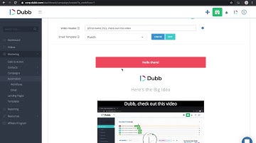 How to Build Video Email Automations with Dubb (@DubbSupport )