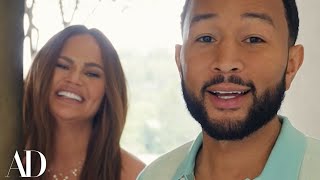 John Legend & Chrissy Teigen's loving family home in 20 seconds