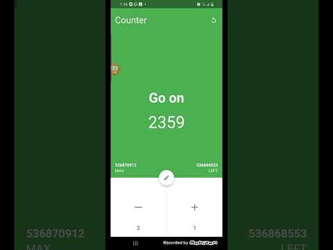 Challenge countdown from 539000
