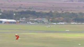 P51 Mustang crash lands near Melbourne Australia