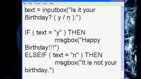 Notepad Programming: 2. User Input