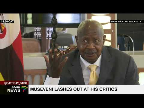 President Museveni lashes out at his critics for being homophobic