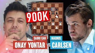 DÜNYA ŞAMPİYONUYLA MAÇ YAPTIM | Carlsen: "Bu Adam Oldukça İyi Oynuyor" | Sabri Can vs Magnus Carlsen screenshot 5