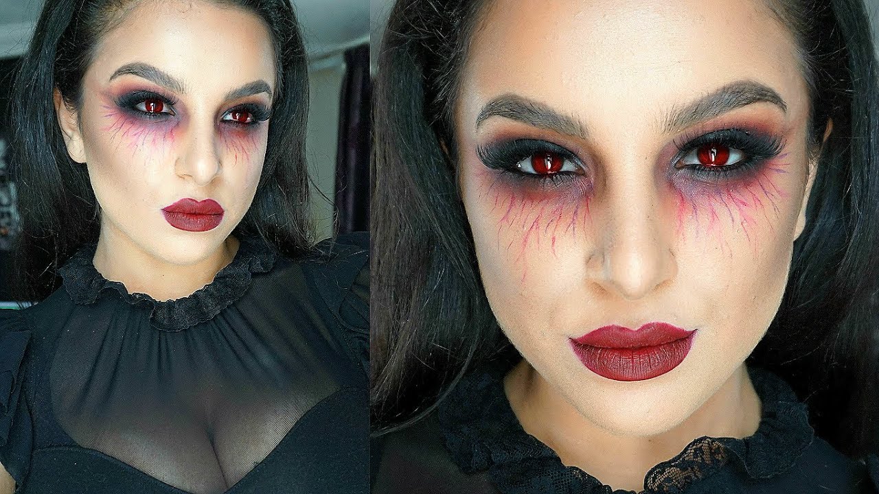 Vampire Halloween Makeup Tutorial | Makeup Leyla - YouTube