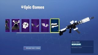 Comprando El Nuevo Pack Alzamiento Sombrío En Fortnite Mostrando Todo -Roessyt