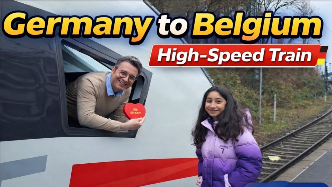 Поездка на поезде ICE из Германии в Бельгию | GBI Stream