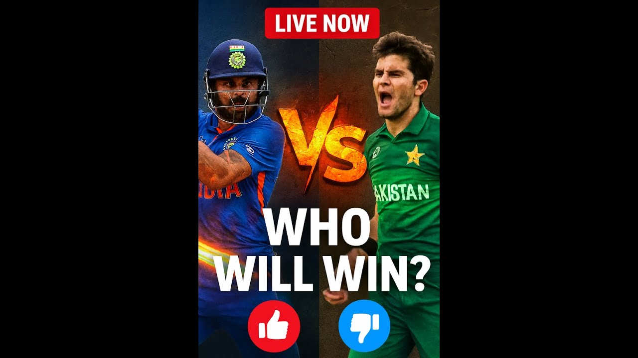 - India vs Pakistan  Who Will Win? 🏏 Live Drama!