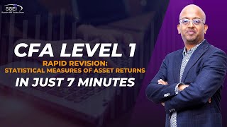 Rapid Revision: Statistical Measures of Asset Returns in Just 7 Minutes | CFA Level 1 #Statistics