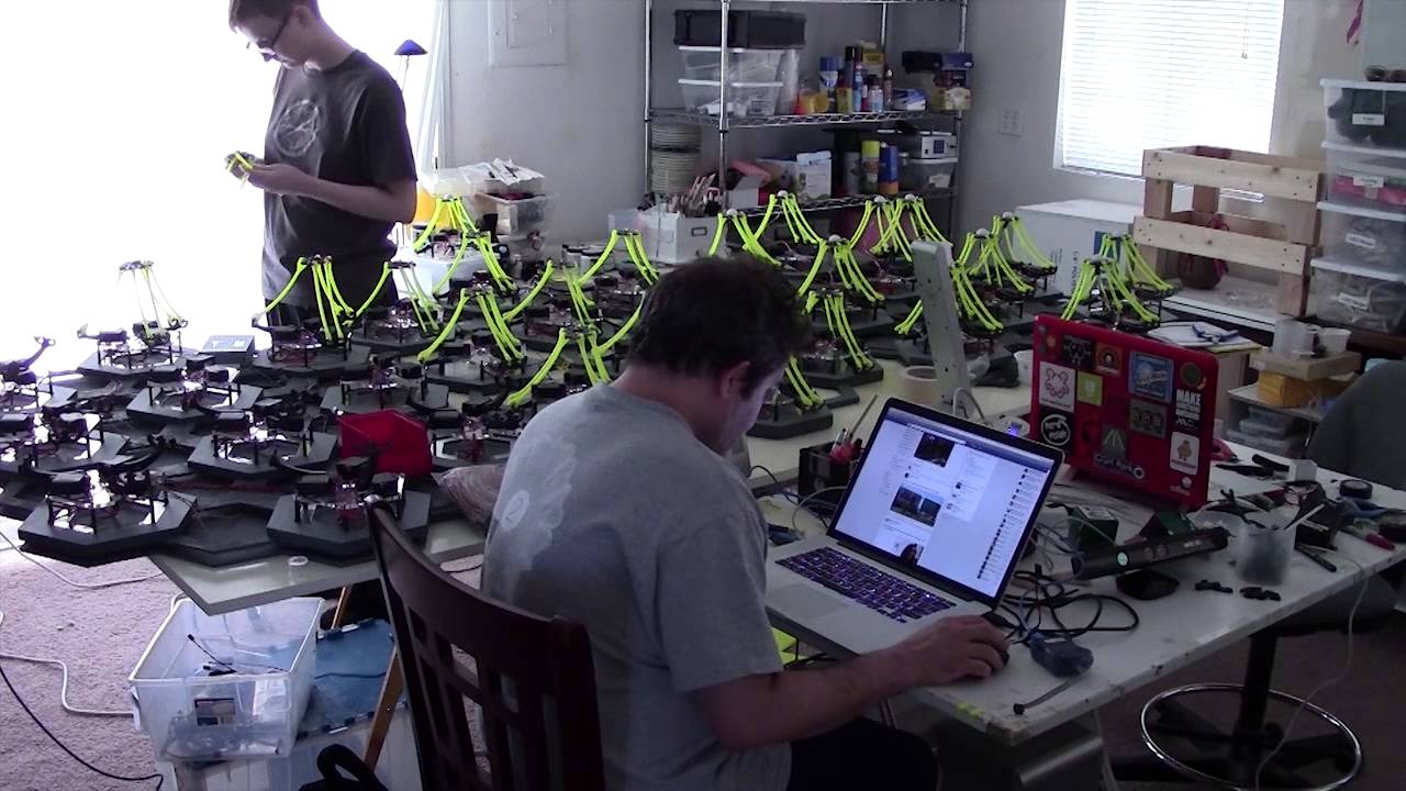 Robot Army : The Weekend Before Maker Faire