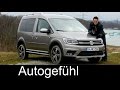 VW Volkswagen Caddy Alltrack FULL REVIEW Offroad test driven 4MOTION new crossover look neu