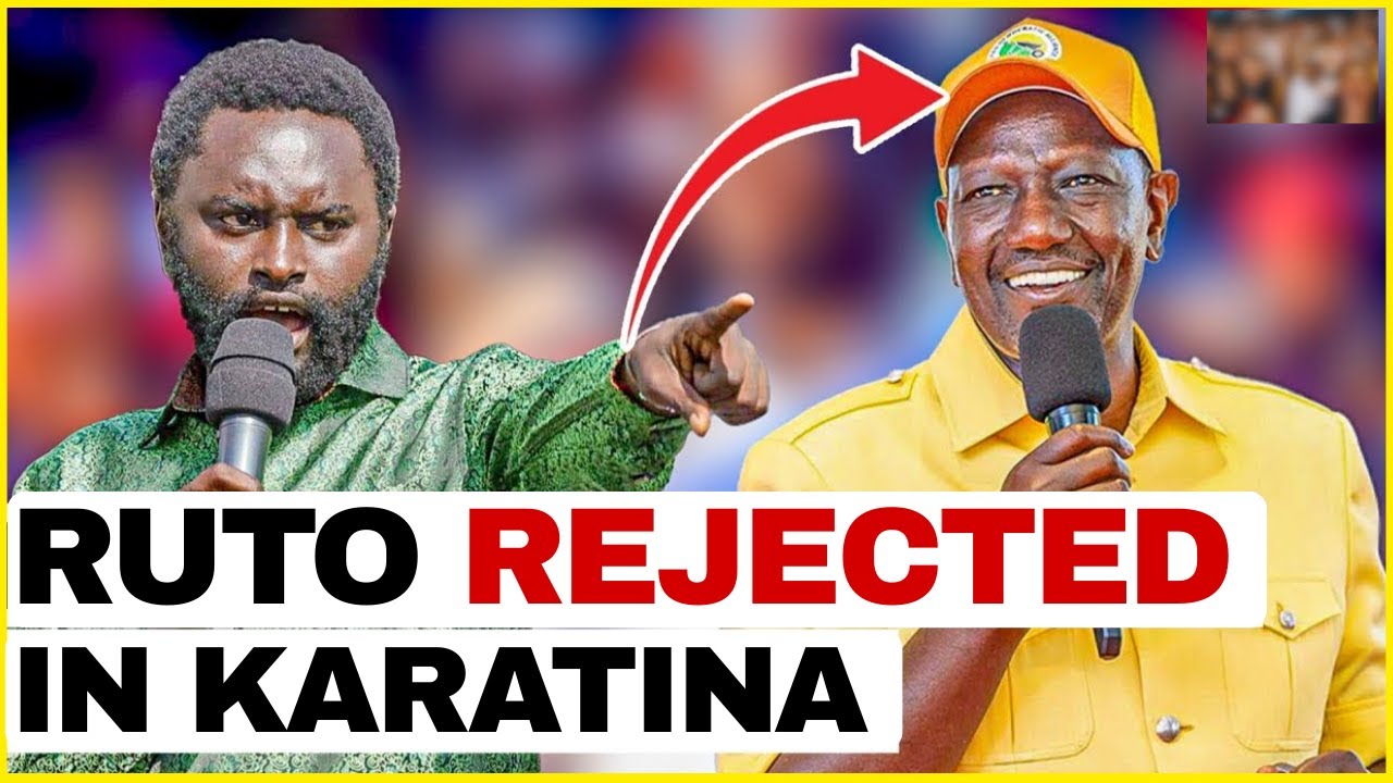 Mt Kenya REVOLT? RUTO HUMILIATED IN KARATINA 🚨 Mt Kenya TURNS AGAINST HIM