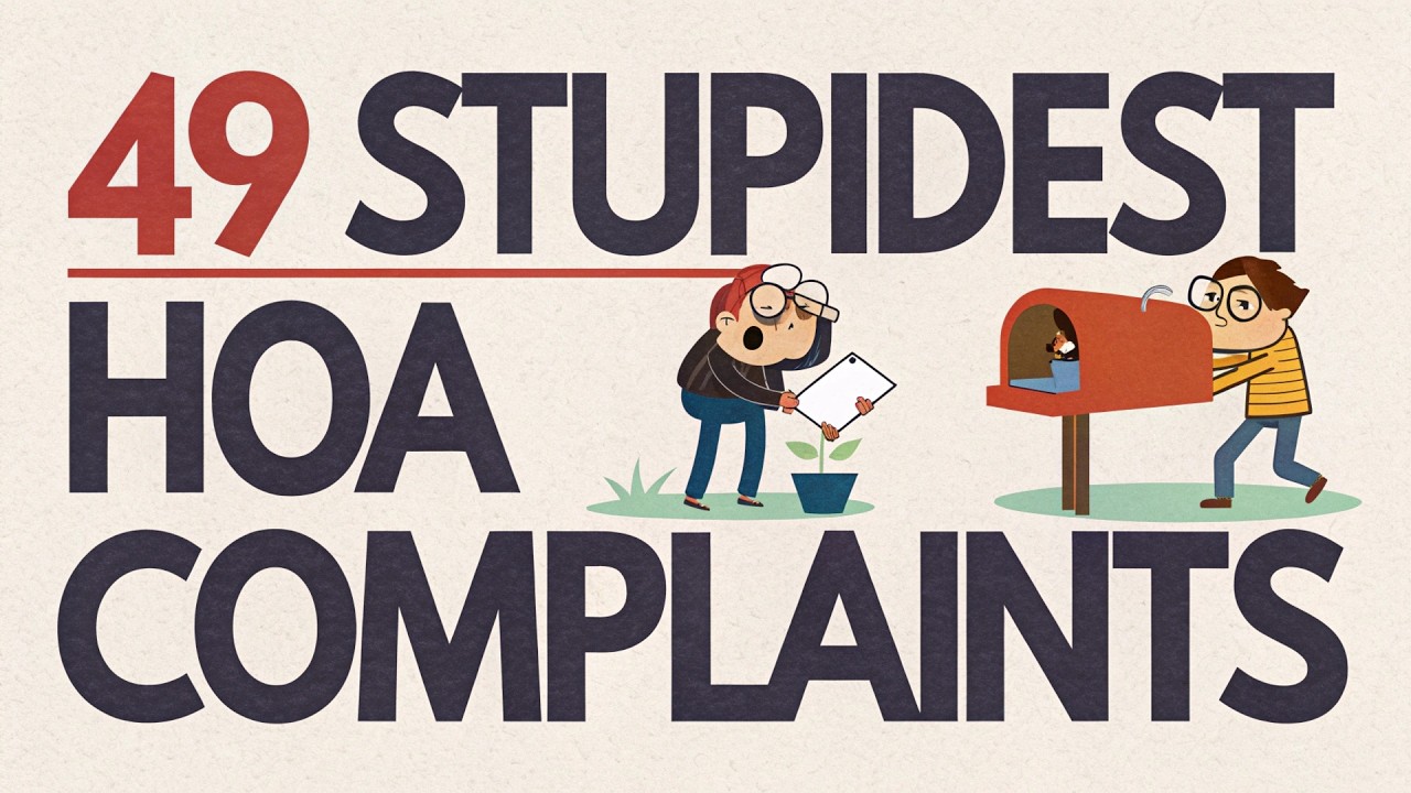 49 HOA Complaints So Insane They Sound Fake - YouTube