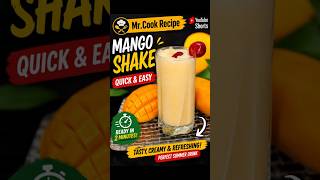 Beat the summer heat with this quick and creamy Mango Shake! 😋🥭