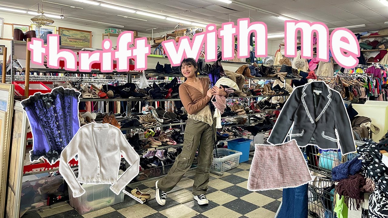 THRIFT WITH ME // I found a thrift store with the *CHEAPEST* prices in ...