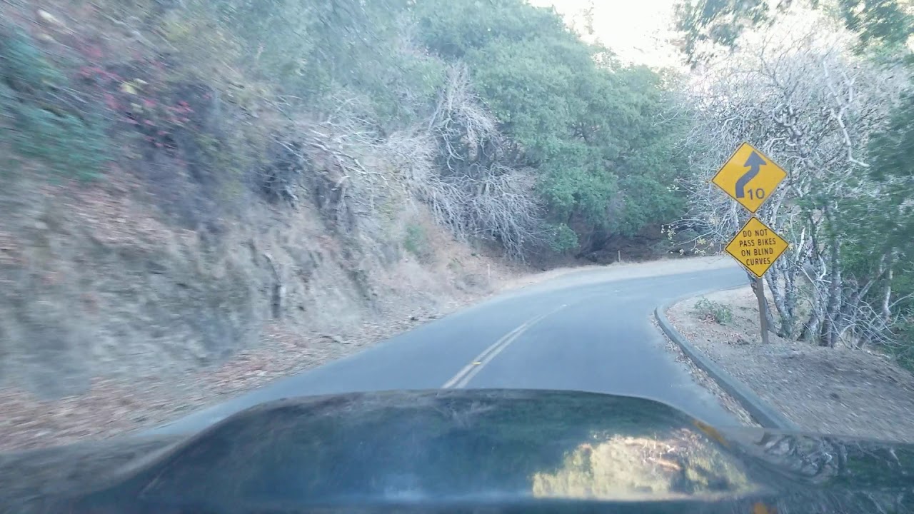 Going up to Mount Diablo state park in California