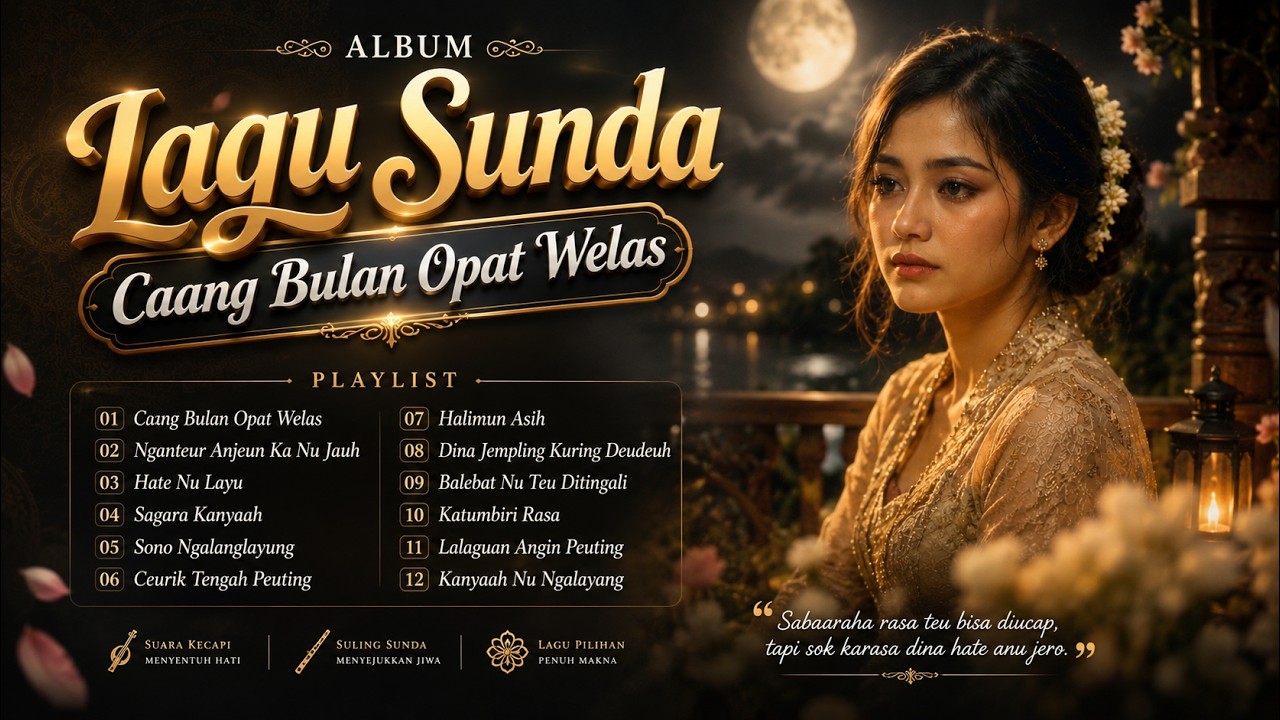 Album Lagu Sunda - CAANG BULAN OPAT WELAS | Kecapi Suling Modern 2026 ...