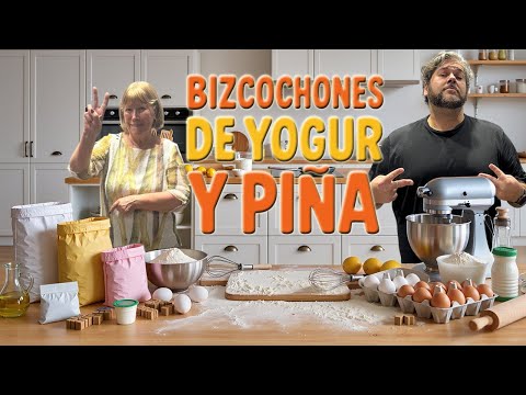 Bizcochon de yogur y bizcochon de piña con Tia Mary | Cocina Real by En esta casa se come 