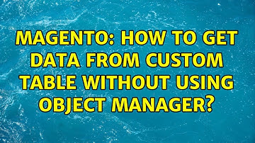Magento: How to get data from custom table without using object manager?