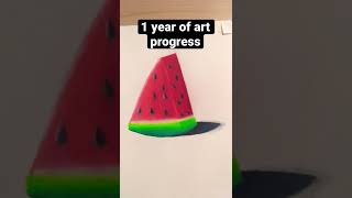 1 year of art progress 😄