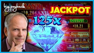 JACKPOT HANDPAY, AWESOME! 88 Fortunes Diamond Slot - RETRIGGER BONUS!