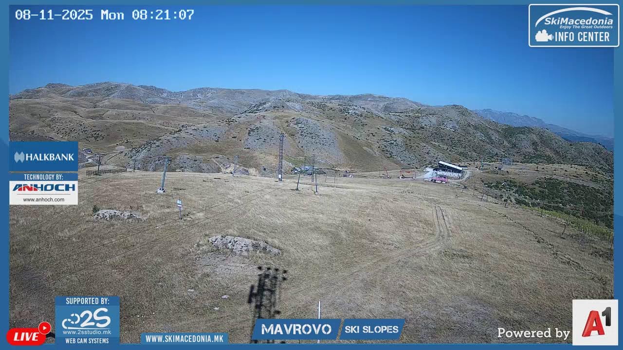 Bistra Mavrovo - Live Camera by 2S, Ski Macedonia, A1