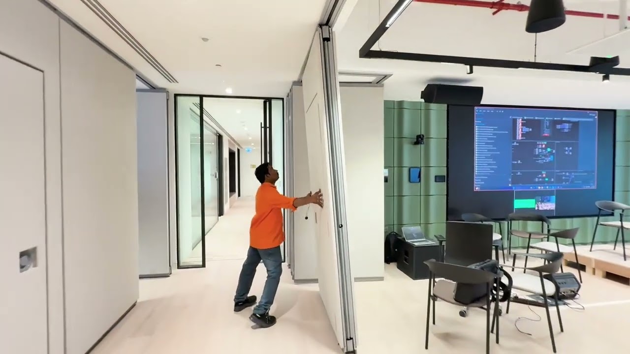 Transforming Open Space into Functional Zones | Schneider Electric x Hufcor 600 Series