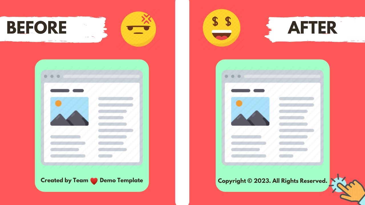 how-to-edit-footer-copyright-text-in-any-blogger-theme-youtube