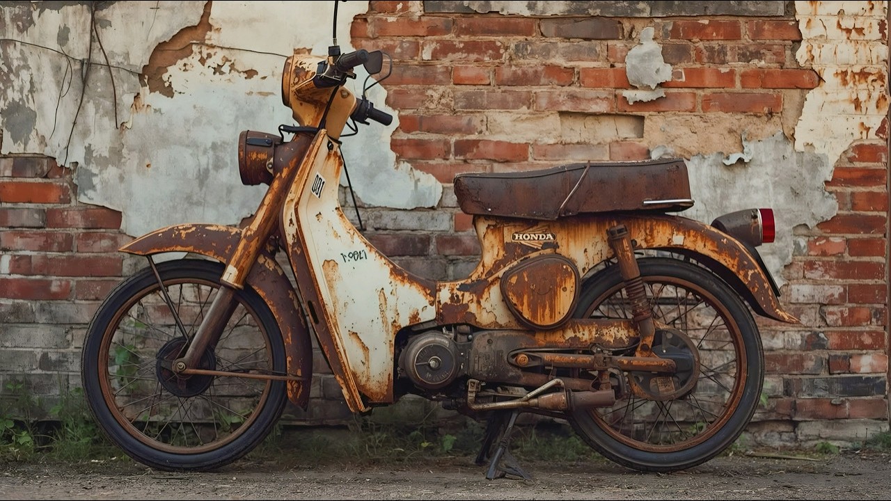 1981 Honda Super Cub C50 Full Restoration // Will It Run After 45